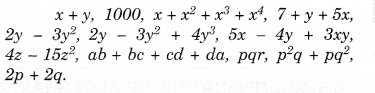 NCERT Solutions for Class 8 Maths Chapter 9 Algebraic Expressions and Identities Ex 9.1 7
