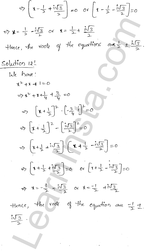 RD Sharma Class 11 Solutions Chapter 14 Quadratic Equations Ex 14.1 1.8