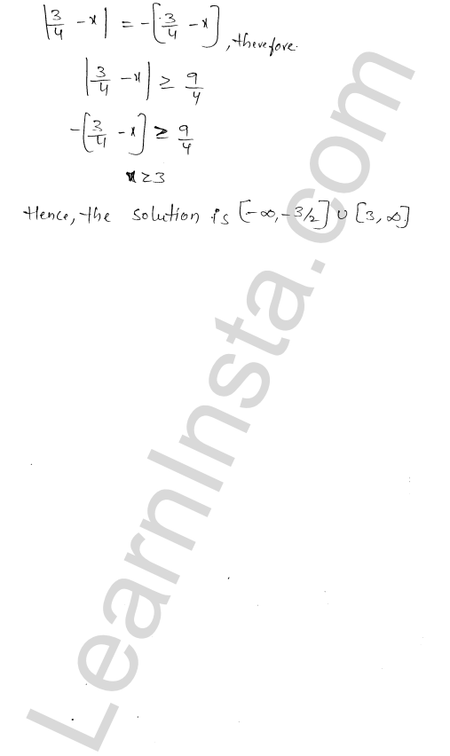 RD Sharma Class 11 Solutions Chapter 15 Linear Inequations Ex 15.3 1.10