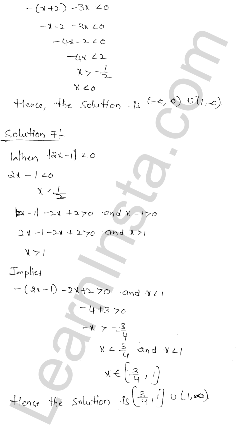 RD Sharma Class 11 Solutions Chapter 15 Linear Inequations Ex 15.3 1.5