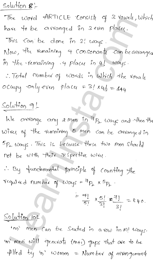 RD Sharma Class 11 Solutions Chapter 16 Permutations Ex 16.4 1.8