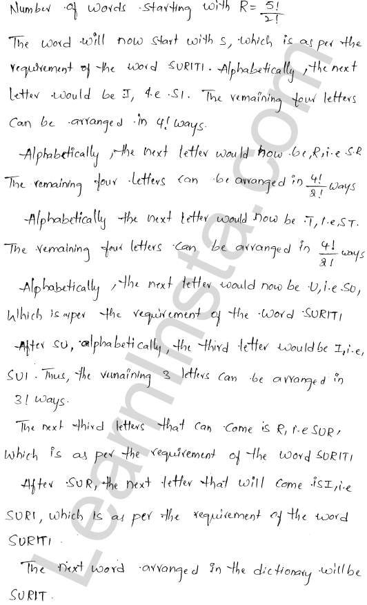 RD Sharma Class 11 Solutions Chapter 16 Permutations Ex 16.5 20