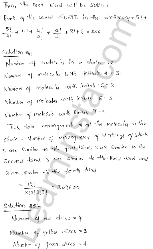 RD Sharma Class 11 Solutions Chapter 16 Permutations Ex 16.5 21