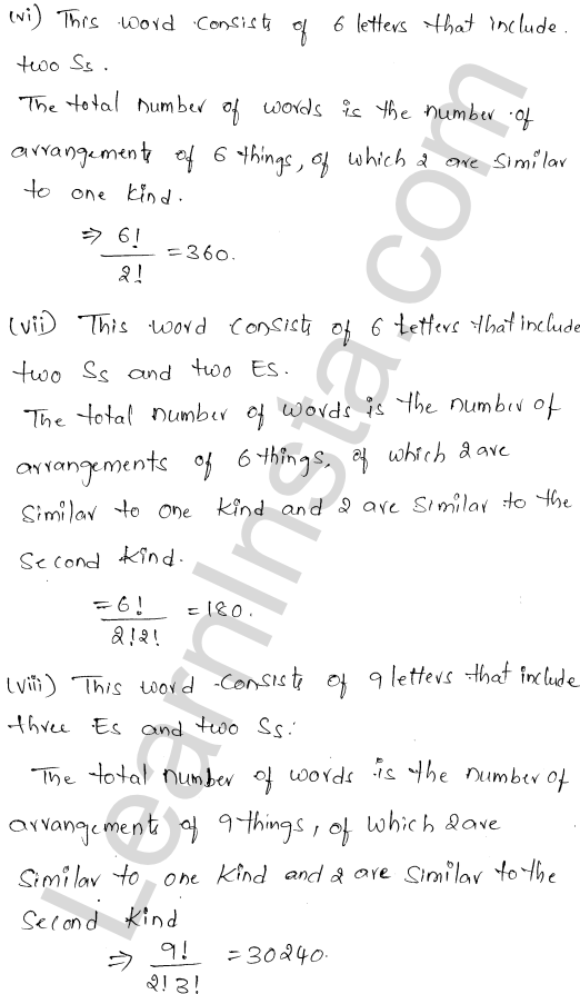 RD Sharma Class 11 Solutions Chapter 16 Permutations Ex 16.5 3