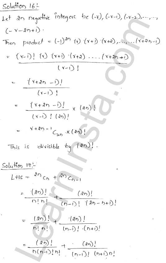 RD Sharma Class 11 Solutions Chapter 17 Combinations Ex 17.1 1.10
