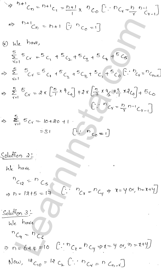 RD Sharma Class 11 Solutions Chapter 17 Combinations Ex 17.1 1.2