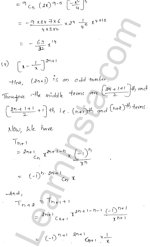 RD Sharma Class 11 Solutions Chapter 18 Binomial Theorem Ex 18.2 1.21