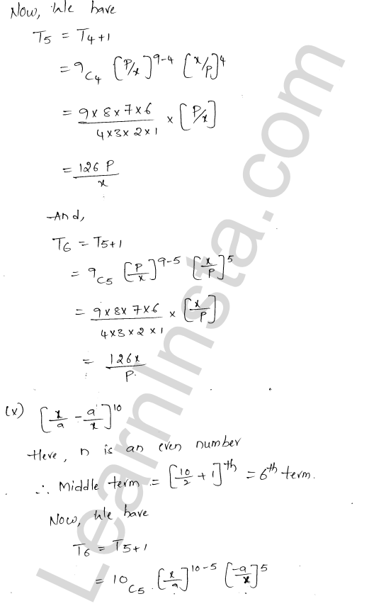 RD Sharma Class 11 Solutions Chapter 18 Binomial Theorem Ex 18.2 1.24