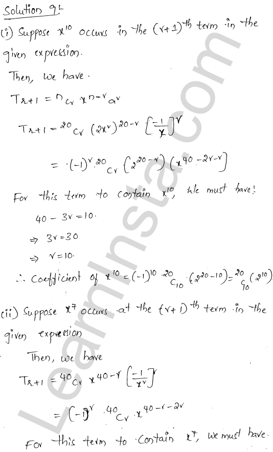 RD Sharma Class 11 Solutions Chapter 18 Binomial Theorem Ex 18.2 1.6