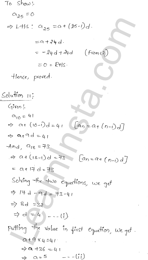 RD Sharma Class 11 Solutions Chapter 19 Arithmetic Progressions Ex 19.2 1.12