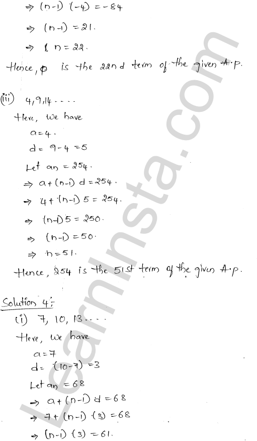 RD Sharma Class 11 Solutions Chapter 19 Arithmetic Progressions Ex 19.2 1.4