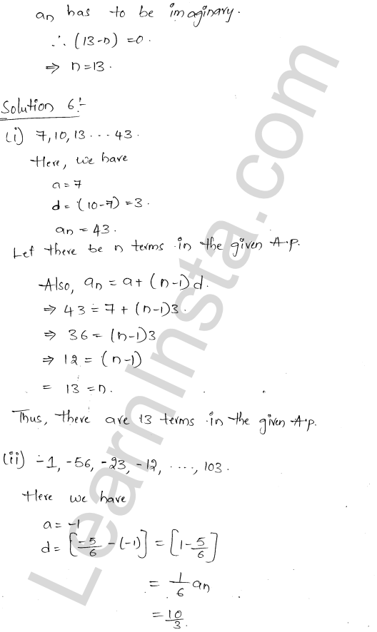 RD Sharma Class 11 Solutions Chapter 19 Arithmetic Progressions Ex 19.2 1.8