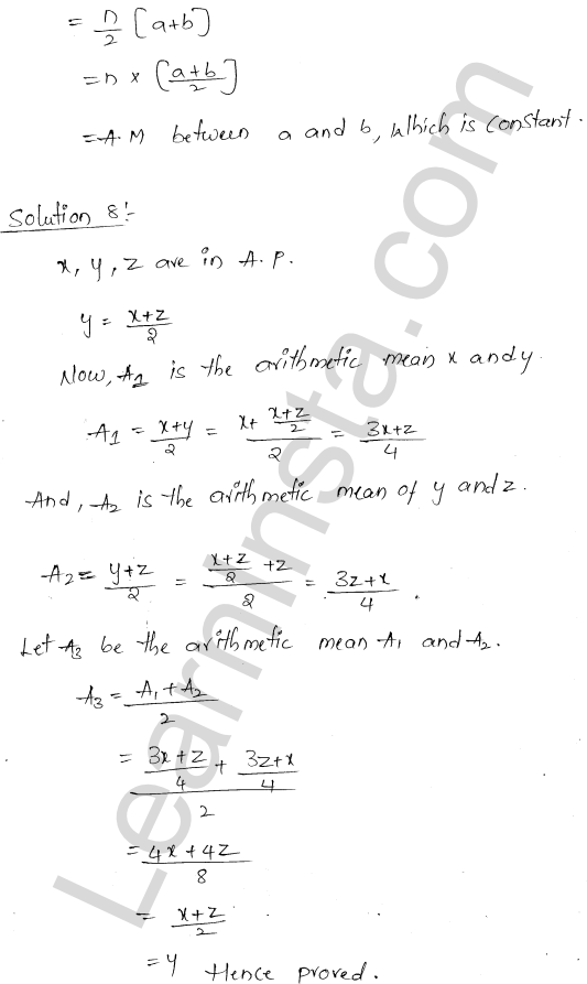 RD Sharma Class 11 Solutions Chapter 19 Arithmetic Progressions Ex 19.6 1.6