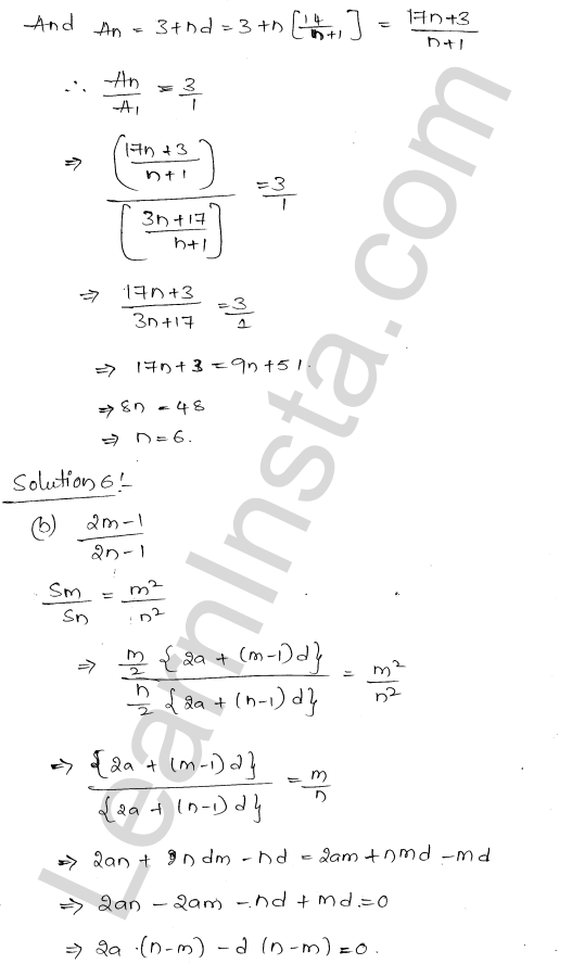RD Sharma Class 11 Solutions Chapter 19 Arithmetic Progressions MCQ 1.4