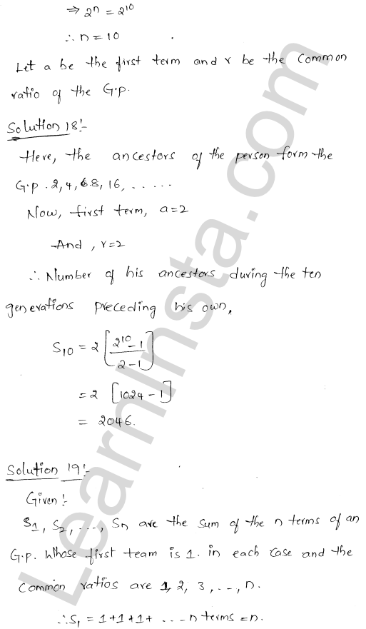 RD Sharma Class 11 Solutions Chapter 20 Geometric Progressions Ex 20.3 1.20
