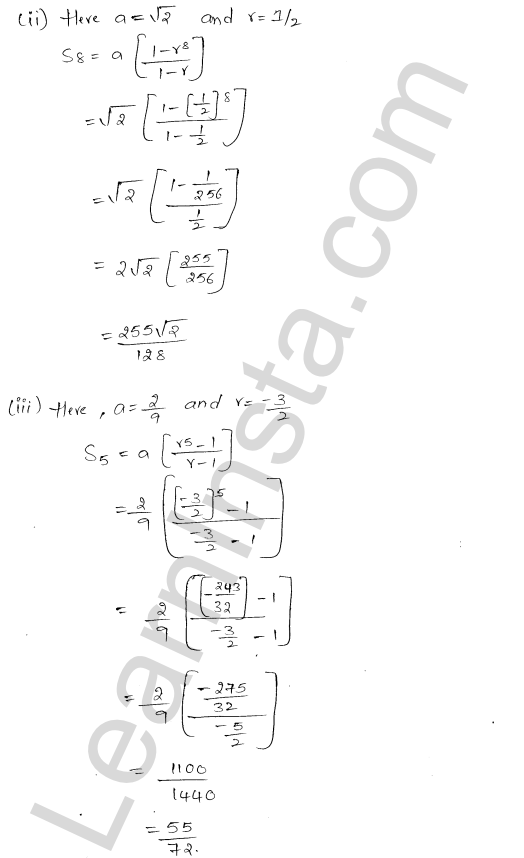 RD Sharma Class 11 Solutions Chapter 20 Geometric Progressions Ex 20.3 1.4