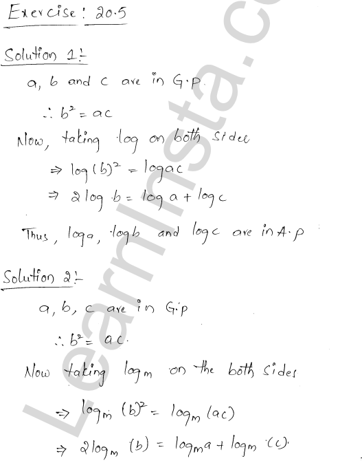 RD Sharma Class 11 Solutions Chapter 20 Geometric Progressions Ex 20.5 1.1