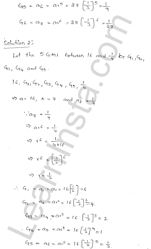 RD Sharma Class 11 Solutions Chapter 20 Geometric Progressions Ex 20.6 1.2