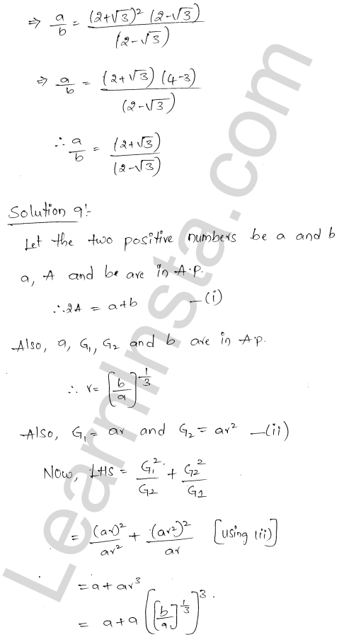 RD Sharma Class 11 Solutions Chapter 20 Geometric Progressions Ex 20.6 1.9