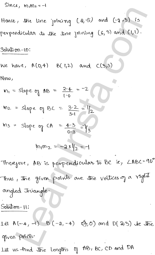 RD Sharma Class 11 Solutions Chapter 23 The Straight Lines Ex 23.1 1.10