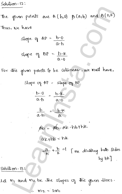 RD Sharma Class 11 Solutions Chapter 23 The Straight Lines Ex 23.1 1.12