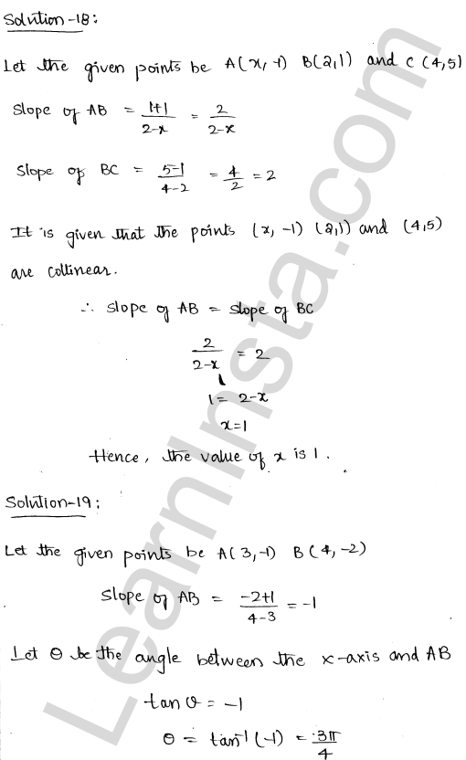 RD Sharma Class 11 Solutions Chapter 23 The Straight Lines Ex 23.1 1.17