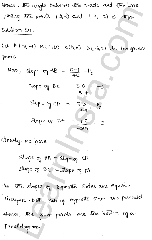 RD Sharma Class 11 Solutions Chapter 23 The Straight Lines Ex 23.1 1.18
