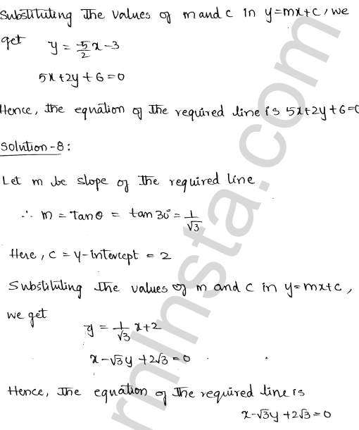 RD Sharma Class 11 Solutions Chapter 23 The Straight Lines Ex 23.3 1.6
