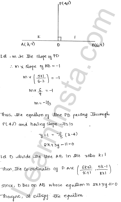 RD Sharma Class 11 Solutions Chapter 23 The Straight Lines Ex 23.4 1.3
