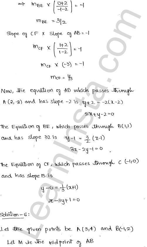 RD Sharma Class 11 Solutions Chapter 23 The Straight Lines Ex 23.4 1.5