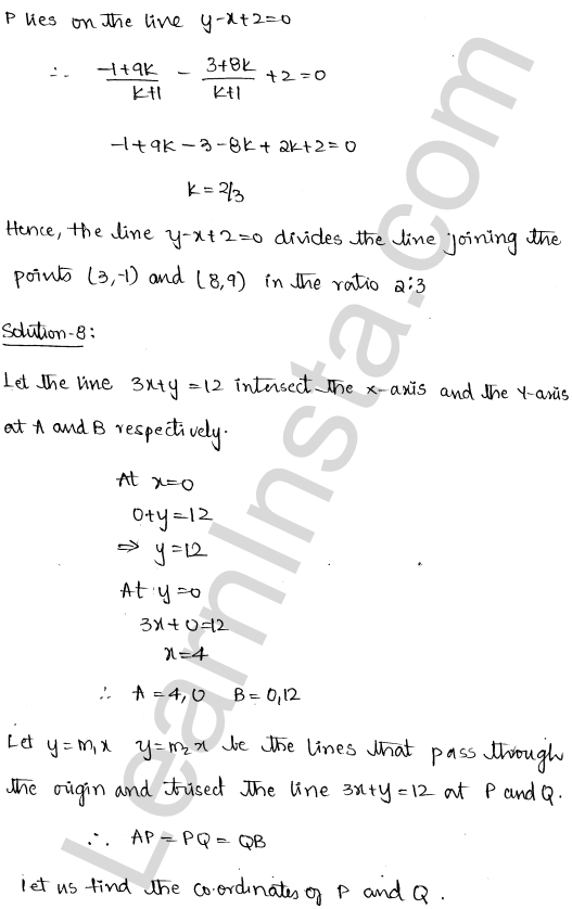 RD Sharma Class 11 Solutions Chapter 23 The Straight Lines Ex 23.5 1.10