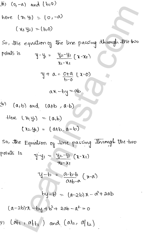 RD Sharma Class 11 Solutions Chapter 23 The Straight Lines Ex 23.5 1.2