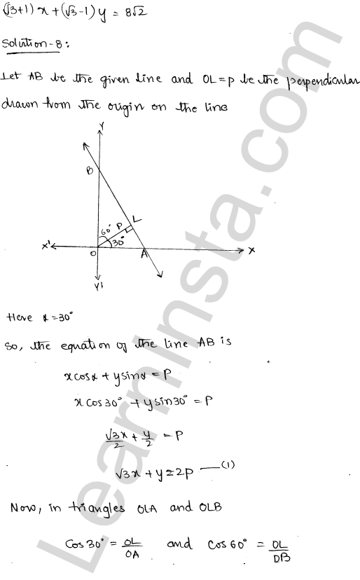 RD Sharma Class 11 Solutions Chapter 23 The Straight Lines Ex 23.7 1.8