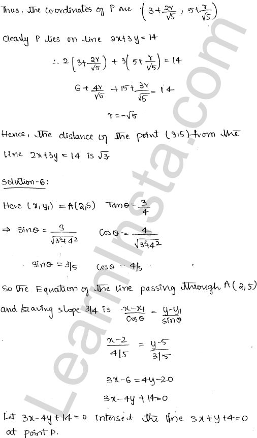 RD Sharma Class 11 Solutions Chapter 23 The Straight Lines Ex 23.8 1.6