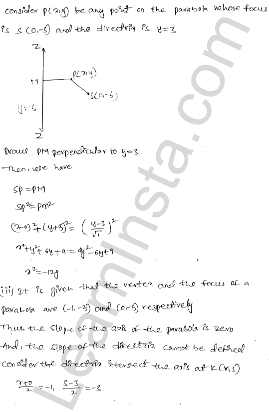 RD Sharma Class 11 Solutions Chapter 25 Parabola Ex 25.1 1.7