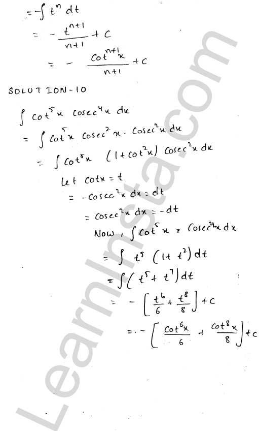 RD Sharma Class 12 Solutions Chapter 19 Indefinite Integrals Ex 19.11 1.6