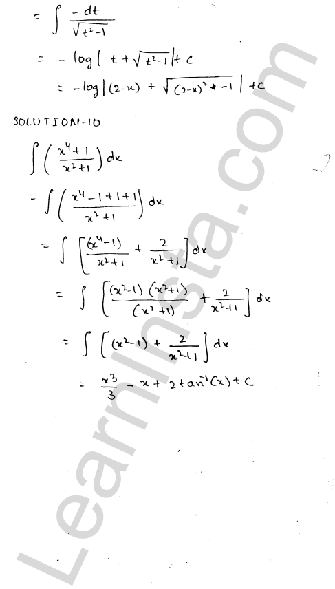 RD Sharma Class 12 Solutions Chapter 19 Indefinite Integrals Ex 19.14 1.5