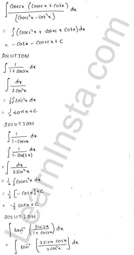 RD Sharma Class 12 Solutions Chapter 19 Indefinite Integrals Ex 19.2 1.15