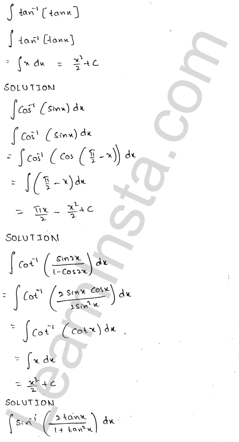 RD Sharma Class 12 Solutions Chapter 19 Indefinite Integrals Ex 19.2 1.16