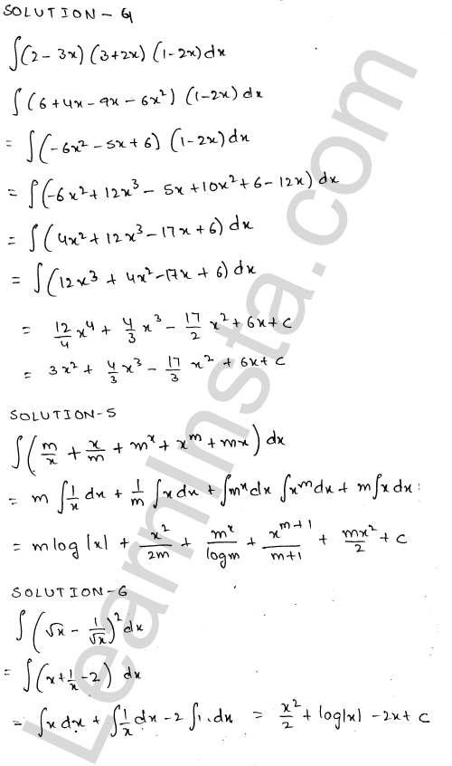 RD Sharma Class 12 Solutions Chapter 19 Indefinite Integrals Ex 19.2 1.2