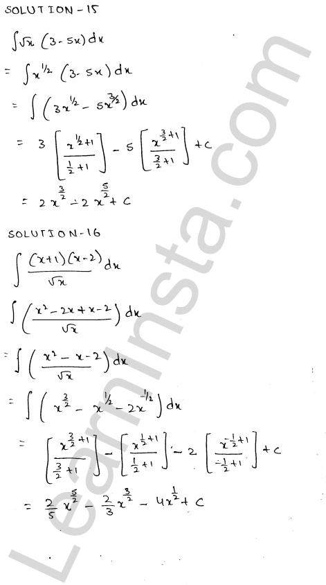 RD Sharma Class 12 Solutions Chapter 19 Indefinite Integrals Ex 19.2 1.7