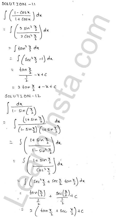 RD Sharma Class 12 Solutions Chapter 19 Indefinite Integrals Ex 19.3 1.5