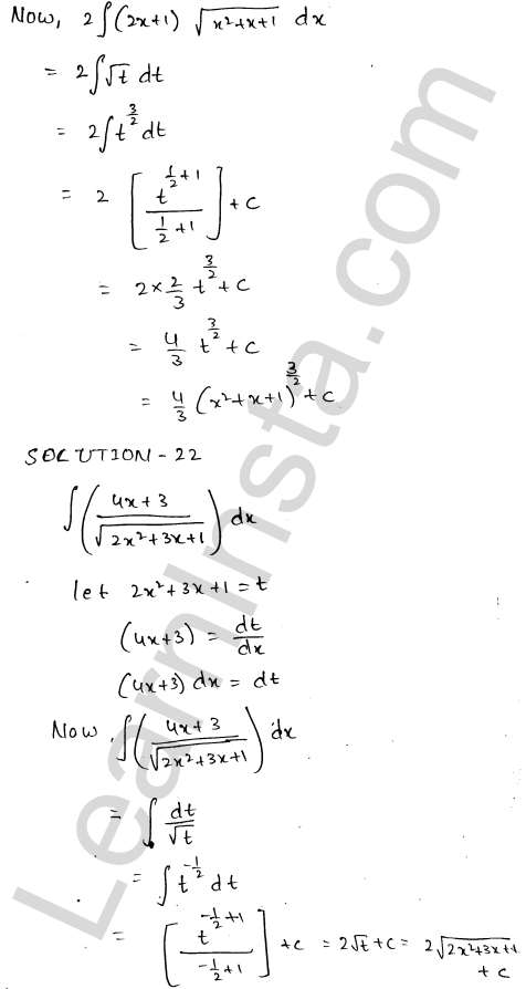 RD Sharma Class 12 Solutions Chapter 19 Indefinite Integrals Ex 19.9 1.15