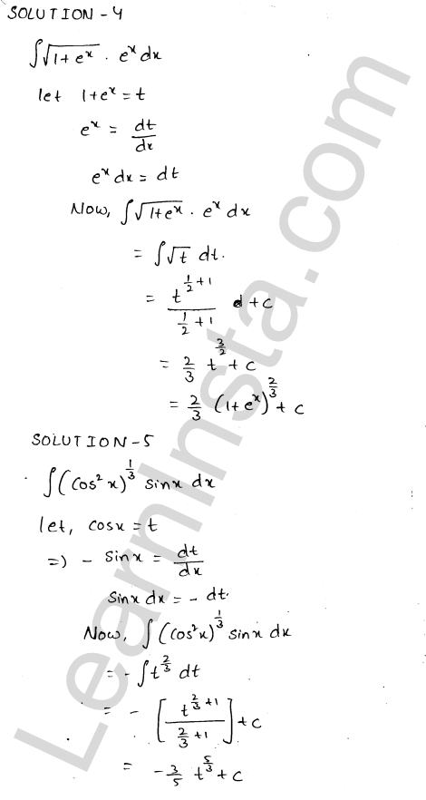 RD Sharma Class 12 Solutions Chapter 19 Indefinite Integrals Ex 19.9 1.3