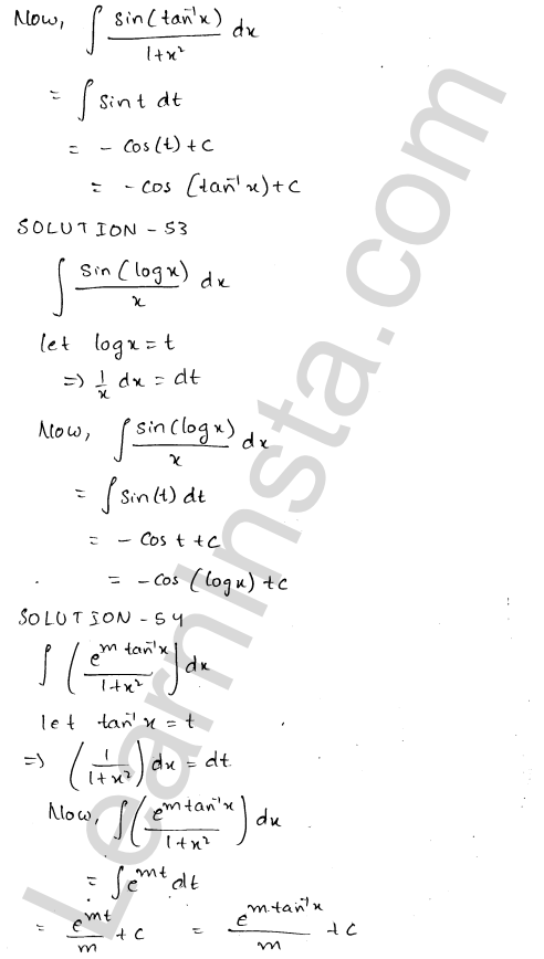 RD Sharma Class 12 Solutions Chapter 19 Indefinite Integrals Ex 19.9 1.33