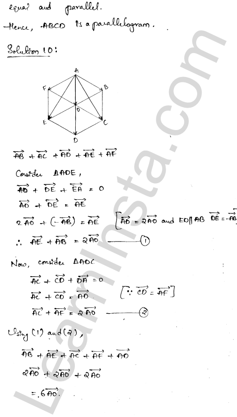 RD Sharma Class 12 Solutions Chapter 23 Algebra of Vectors Ex 23.2 1.6