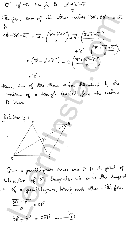 RD Sharma Class 12 Solutions Chapter 23 Algebra of Vectors Ex 23.4 1.2