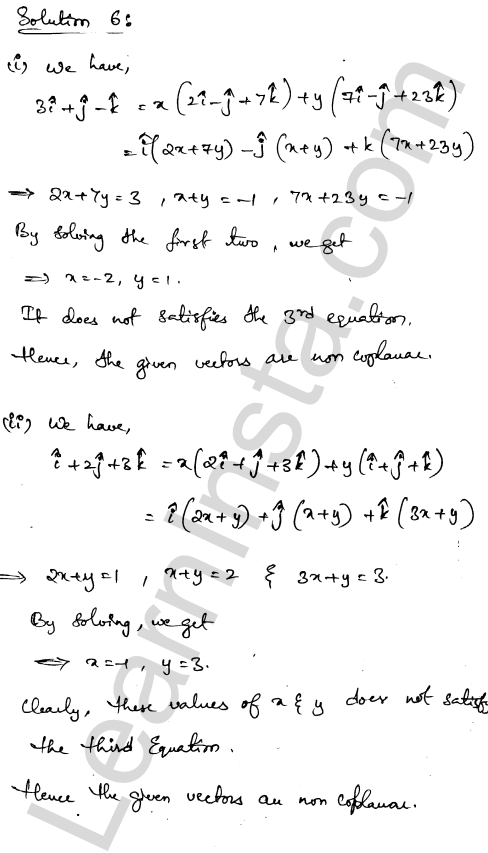 RD Sharma Class 12 Solutions Chapter 23 Algebra of Vectors Ex 23.8 1.7