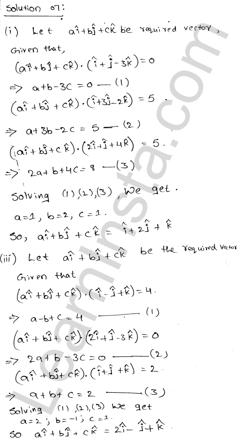 RD Sharma Class 12 Solutions Chapter 24 Scalar Or Dot Product Ex 24.1 1.7