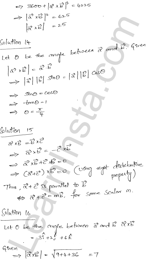 RD Sharma Class 12 Solutions Chapter 25 Vector or Cross Product Ex 25.1 1.15